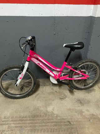 Bicicleta infantil 18 pulgadas rosa