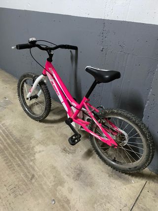Bicicleta infantil 18 pulgadas rosa