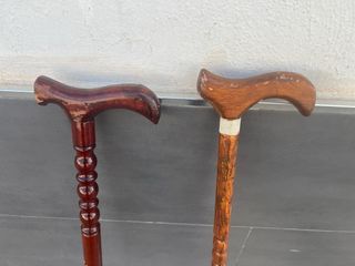 Bastones de madera elegantes