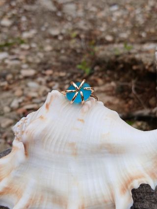 Anillos de cristal de mar seaglass