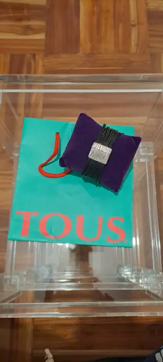 Pulsera Tous Africa Negra y Plateada