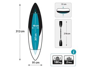 Kayak inflable Intex Explorer K2