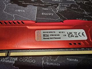 2x8GB DDR3 HyperX Fury 1600MHz