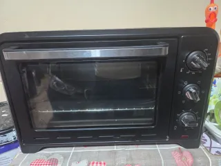 Horno portátil negro