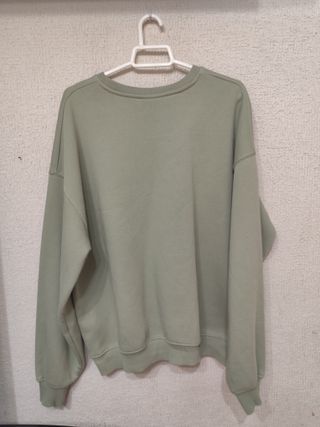 Sudadera verde mujer