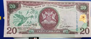 Trinidad e Tobago, banconota 20 Dollari 2006