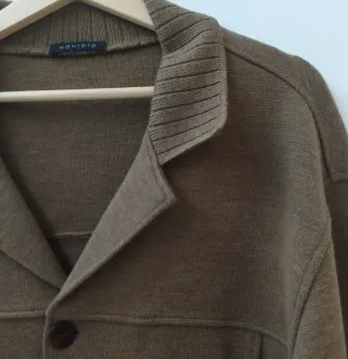 Cardigan Montoto Hombre Talla 5 Marrón