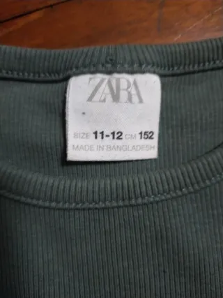 Jersey niña verde con cortes