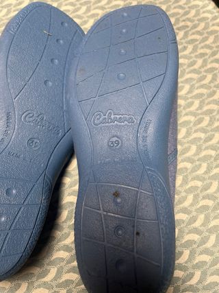 Zapatillas casa mujer Cabrera azul