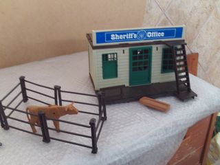 playmobil sheriffs office, oficina de sherriff´s r