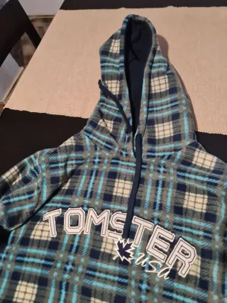 Sudadera Tomster Forro Polar Cuadros