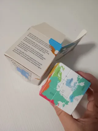 Cubo Rubik Mapamundi