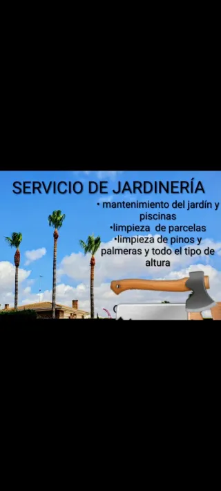 Servicio de jardinería