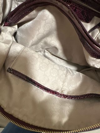 Bolso Michael Kors Piel Rojo Serpiente