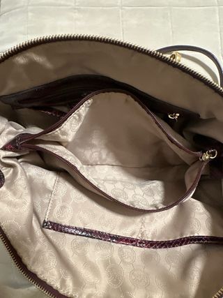 Bolso Michael Kors Piel Rojo Serpiente