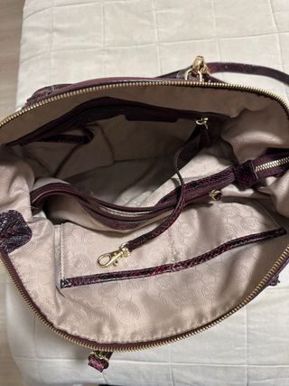 Bolso Michael Kors Piel Rojo Serpiente