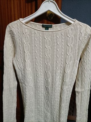 Jersey Ralph Lauren Mujer Beige XS