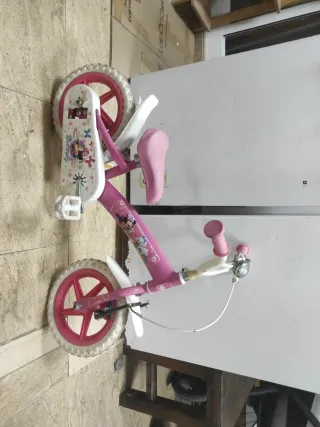 Bicicleta infantil rosa Minnie Mouse