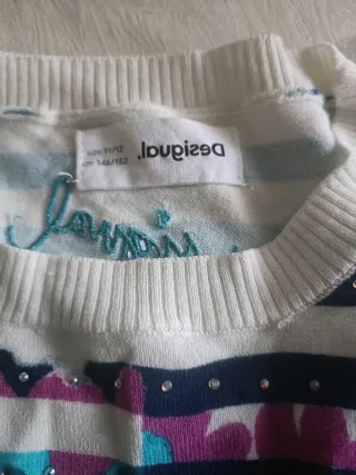 Jersey rayas y flores