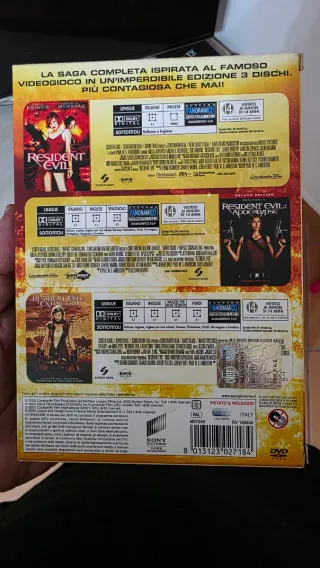 Resident Evil: La Trilogia DVD