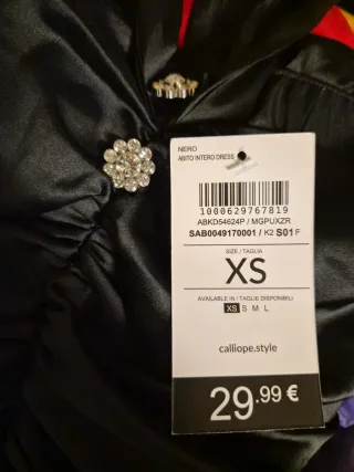 Abito elegante Calliope nero