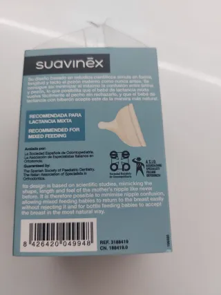 Tetina Suavinex Zero.Zero 2 uds
