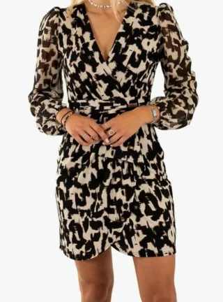 Vestido estampado mujer