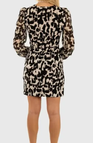 Vestido estampado mujer