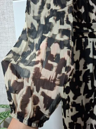 Vestido estampado mujer