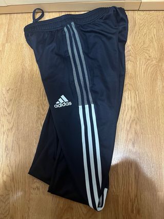 Pantalón chándal Adidas azul marino con rayas