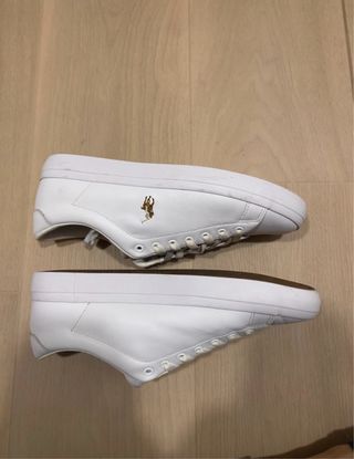 Polo Ralph Lauren Longwood Zapatillas Piel Blancas