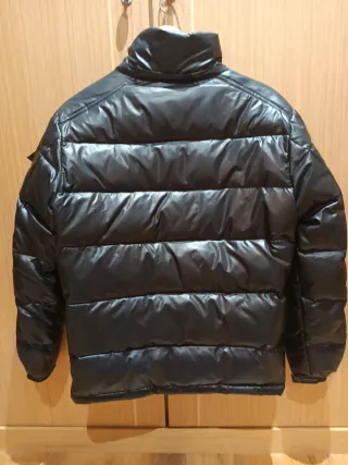 Plumas negra capucha desmontable Talla S