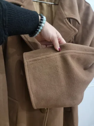 Cappotto Vintage Lana Oversize Cammello