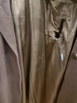 Cappotto Vintage Lana Oversize Cammello