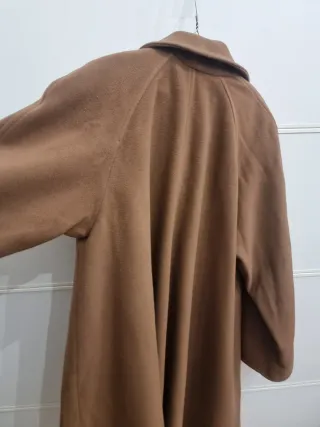 Cappotto Vintage Lana Oversize Cammello