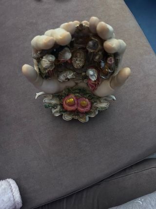 Presepe artigianale mani Natività S.Gregorio