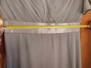 Vestido de Fiesta Corte Imperio Gris