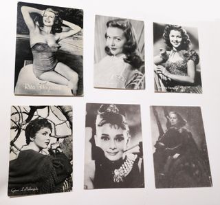 Cartoline Cinema Anni 50 - Rita Hayworth, Audrey H