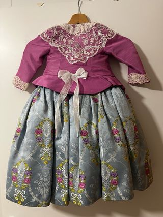 Traje de Fallera Niña 2-3 años