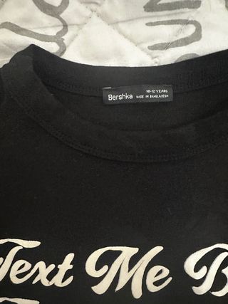 Conjunto Top y Camiseta Negra