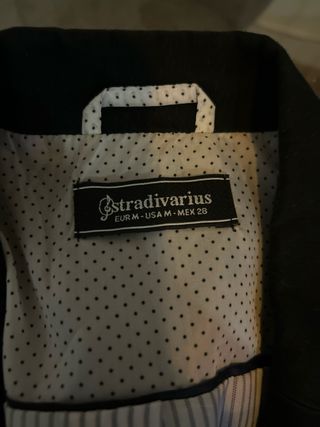 Americana Stradivarius puños lunares T.36