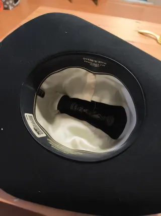 Sombrero vaquero negro