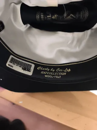 Sombrero vaquero negro