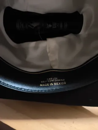 Sombrero vaquero negro