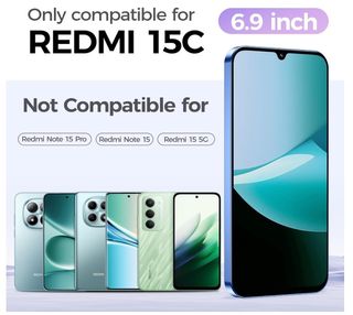 2 Protezioni Schermo Xiaomi Redmi 15C 4G