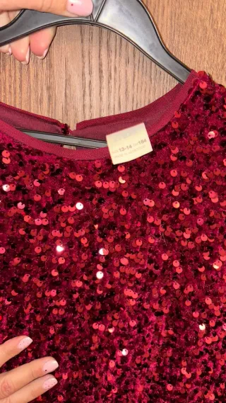 Vestido fiesta lentejuelas niña 13-14 años