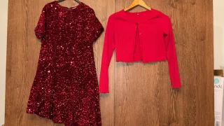 Vestido fiesta lentejuelas niña 13-14 años