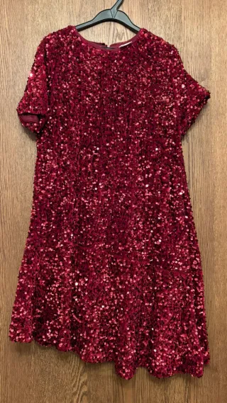 Vestido fiesta lentejuelas niña 13-14 años