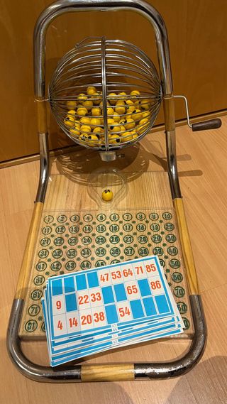Bingo Loteria Aguilar Años 70 materiales premium