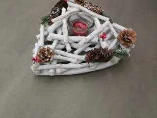 Portacandele centrotavola Adobbi Feste Natalizie